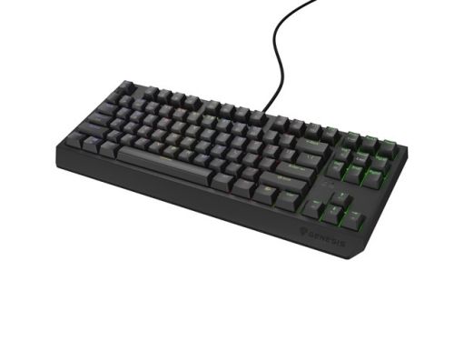 Клавиатура Genesis Gaming Keyboard Thor 230 TKL US RGB Mechanical Outemu Brown Black Hot Swap