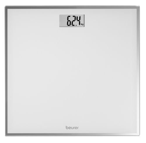 Везна Beurer GS 120 Kompakt Glass bathroom scale  black; Automatic switch-off, overload indicator; 150 kg / 100 g