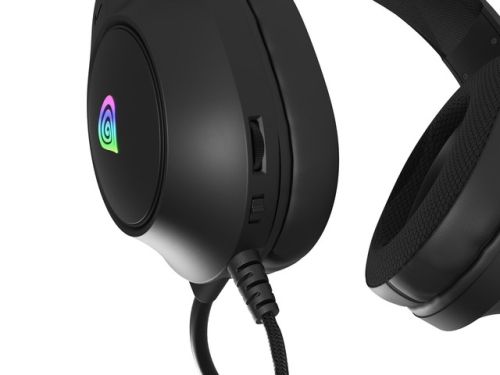 Слушалки Genesis Headset Neon 213 With Microphone RGB Illumination Black
