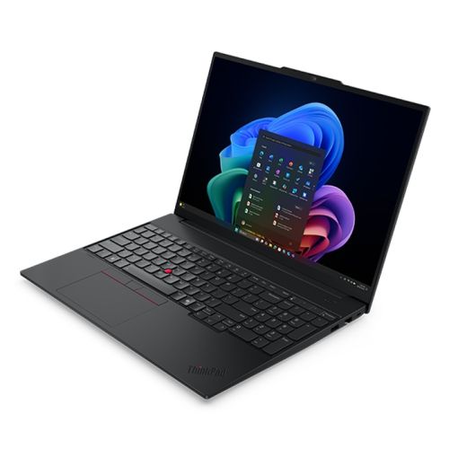 Лаптоп Lenovo ThinkPad E16 G4 Intel Core Ultra 7 355 (up to 4.7GHz, 12MB), 2x16GB DDR5-5600, 1TB SSD, 16" WUXGA (1920x1200) IPS AG,  Intel Graphics, FHD 1080p&IR Cam, Backlit KB, WLAN, BT, FPR, DOS, 3Y Onsite