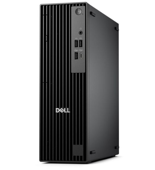 Настолен компютър Dell Pro Slim QCS1250, Intel Core i7-14700  (20 cores, up to 5.4GHz), 8GB: 1x8GB, DDR5, up to 5600 MT/s, 512GB SSD TLC, Integrated Graphics, Keyboard&Mouse, 180W, Win 11Pro, 3Y PS