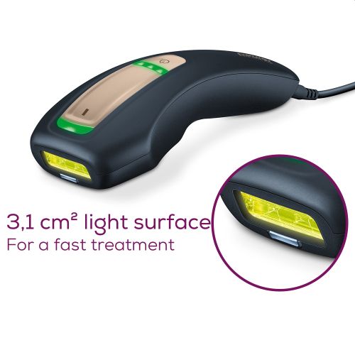 Фотоепилатор Beurer IPL 5800 PureSkin Pro Hair-remover, Auto flash, 3.1 cm2, 600 000 pulses, safe skin sensor, UV filter, 3 energy levels, black