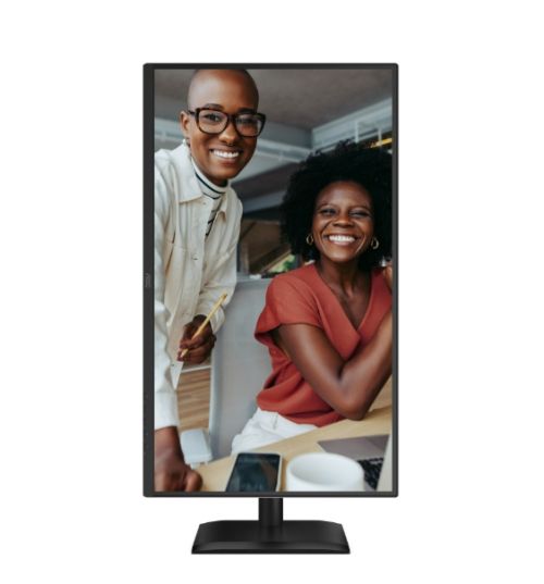 Монитор AOC 27E4U, 27" IPS WLED, 1920x1080@120Hz, 4ms GtG, 300cd m/2, 1500:1, 20M:1 DCR, Adaptive Sync, FlickerFree, Anti Blue Light, 2Wx2, Tilt, Height Adjust, Pivot, Swivel, D-SUB, HDMI, USB Hub