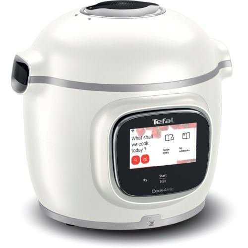 Мултикукър Tefal CY9441F2 Cook4me Connect Touch PRO, white (only RO/BG), integrated scale, wifi connection, 250 recipes embeded, 1600W, 15 cooking modes