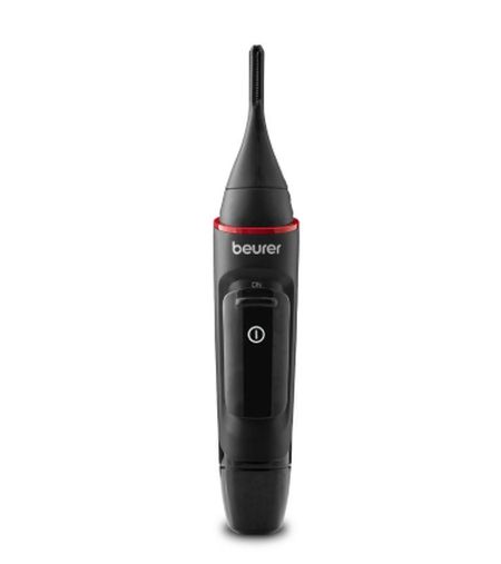 Тример Beurer MN3X mini trimer; For trimming and shaping eyebrow, nose and ear hairs; 2 attachments and extra comb attachment 3/6 mm; Splash-proof (IPX4)