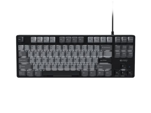 Клавиатура Fury Gaming Keyboard Kanabo K2, US layout, White backlight, Mechanical, Black-Grey