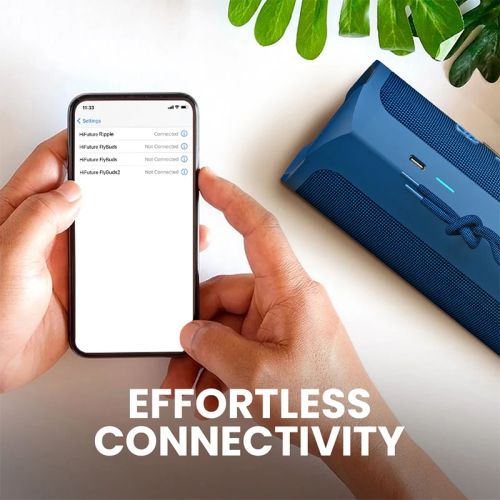 Тонколони HiFuture Ripple Blue, 2-Way Speaker System, 20W*1+10W*1, IPX7 Waterproof, Up to 12 Hours Playtime, Bluetooth 5.3, Pair to Play (TWS Mode)