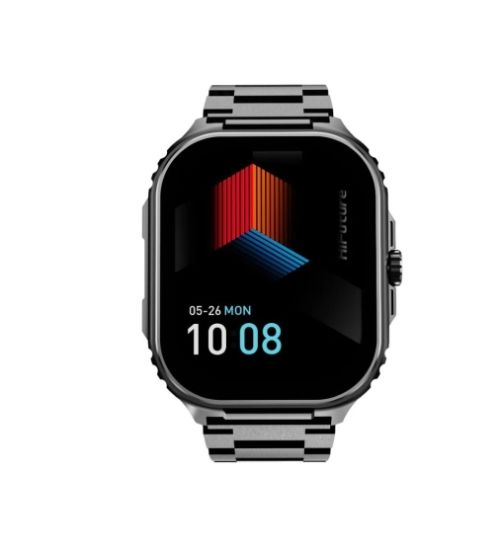 Часовник HiFuture Ultra 3 Pro Black, 2.04" IPS, 368x448, Bluetooth Call, IP68 Waterproof, 24/7 True Heart Rate & Blood Oxygen Sensor, Up to 7 days daily use, 100+ Sports Mode