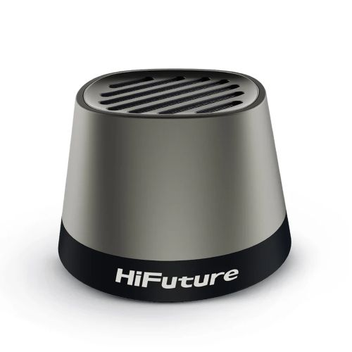 Тонколони HiFuture Mega S Silver Grey, Bluetooth 5.4, MagSafe, 5W Output, Built-in MIC support Handsfree, Pair to Play (TWS Mode), Up to 10 Hours Playtime, Wireless Charge (7.5W-15W), Phone Holder