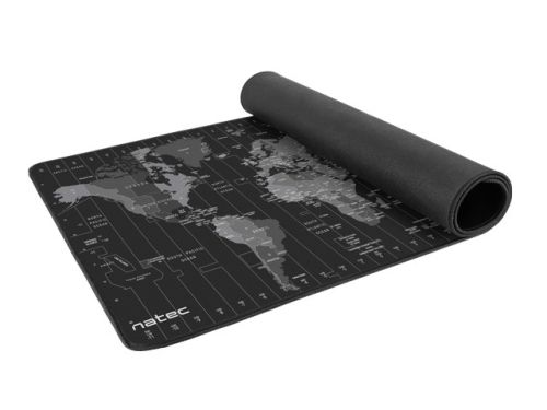 Подложка за мишка Natec Mouse Pad Time Zone Map MAXI 800x400 mm