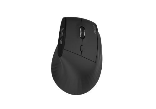 Мишка Acer Smart Fit Wireless Mouse, RF 2.4 GHz dongle, Bluetooth 5.0, Wired , 10 Buttons, DPI 8000, 90g , Black with RGB strip