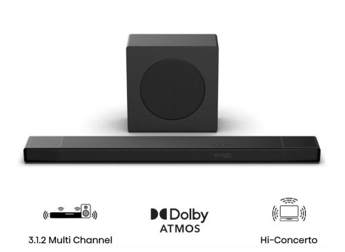 Аудио система Hisense AX3120Q ,3.1.2 Ch., 440W, BT, Dolby Atmos, Black