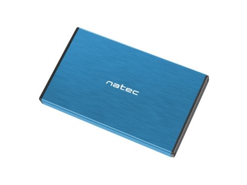Кутия за твърд диск Natec External HDD/SSD Enclosure Rhino Go SATA 2.5" USB 3.0 Blue