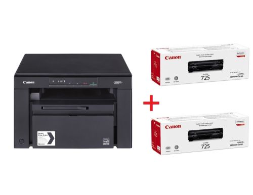 Лазерно многофункционално устройство Canon i-SENSYS MF3010 Printer/Scanner/Copier + 2x Canon CRG-725