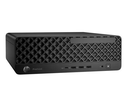Настолен компютър HP ProDesk 4 SFF G1i AI, Ultra 7 265(up to 5.3Ghz/30MB/20C), 16GB 5600Mhz 1DIMM, 512GB PCIe SSD, HP 125 Keyboard & HP 125 Mouse, WiFi 6 + BT 5.4, Win 11 Pro, 3Y NBD On Site