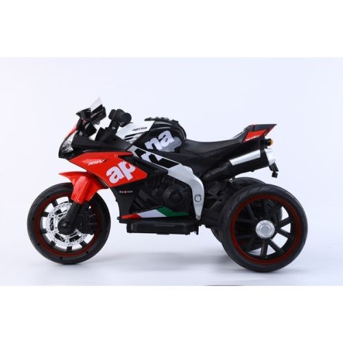 Акумулаторен мотор 12V, 3 меки гуми и кожена седалка /J666