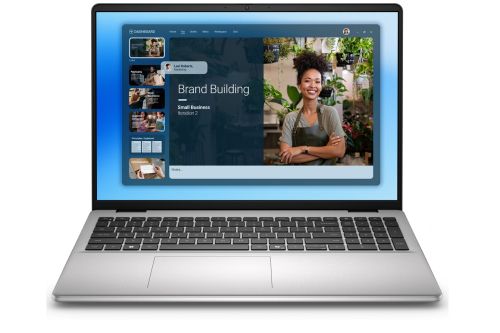 Лаптоп Dell 16 DC16251, Intel Core 7 150U (10 cores, up to 5.4 GHz), 16.0" FHD+(1920x1200) AG, 300nits, 16GB, 2x8GB, DDR5, 5200 MT/s, 1TB M.2 PCIe, NVIDIA GeForce MX570A with 2GB GDDR6, Cam, FPR, Wi-Fi 6E, Backlit Kb, Ubuntu, Silver, Aluminium 3Y PS