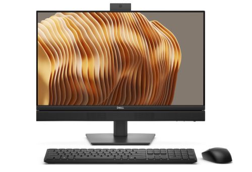 Настолен компютър - всичко в едно Dell Pro 24 All-in-One QC24250, Intel Core Ultra 7 265 (13 TOPS NPU, 20C, up to 5.3GHz), 23.8" FHD 1920x1080 100 Hz IPS AG, 1x16GB DDR5 up to 5600 MT/s, 512GB SSD, Intel Graphics, Height Adjustable Stand, FHD HDR Camera, 