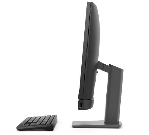 Настолен компютър - всичко в едно Dell Pro 24 All-in-One QC24250, Intel Core Ultra 7 265 (13 TOPS NPU, 20C, up to 5.3GHz), 23.8" FHD 1920x1080 100 Hz IPS AG, 1x16GB DDR5 up to 5600 MT/s, 512GB SSD, Intel Graphics, Height Adjustable Stand, FHD HDR Camera, 