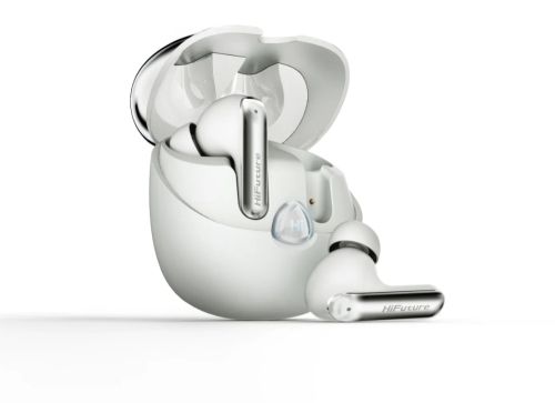 Слушалки HiFuture SonicAir White, 4MICS ENC, 35 Hours Playtime,  Wireless 5.3, 10MM Driver, Soft Bass, Comfort Fit