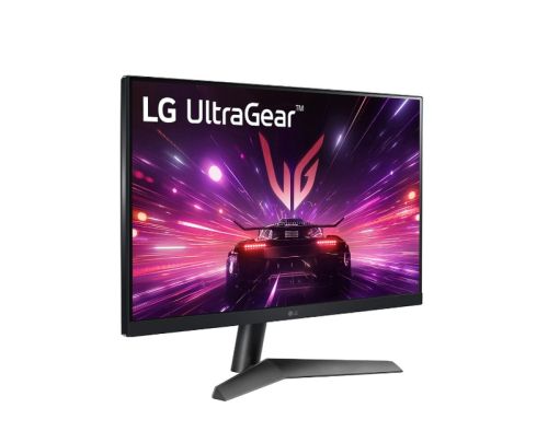 Монитор LG 24GS60F-B, UltraGear, 23.8" IPS, AG, 1ms GtG, 180Hz, 1000:1, 300cd/m2, Full HD 1920x1080, NVIDIA G-SYNC, Radeon FreeSync, HDR 10, sRGB 99%, HDMI, DisplayPort, Reader Mode, Headphone out, Tilt, Black