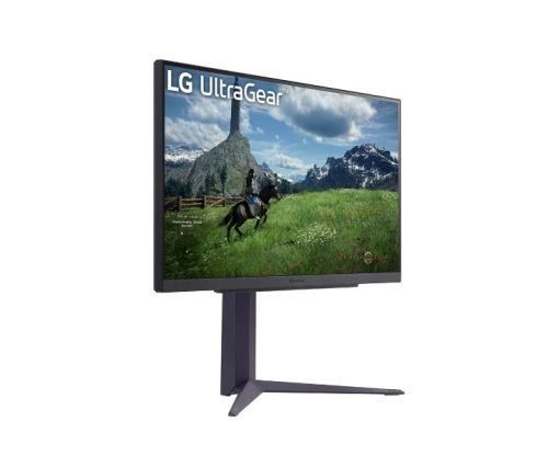Монитор LG 27GS85Q-B, 27", UltraGear QHD Nano IPS, 1ms, AG, QHD (2560x1440), 200Hz, HDR 400, 1000:1, 400cd/m2, DCI-P3 98%, USB3.0 (1up/2down), AMD Free-sync, NVIDIA G-Sync, HDMI, DisplayPort, Height adjustment, Tilt, Pivot, Headphone Out, Black