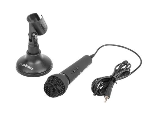 Микрофон Natec microphone adder black