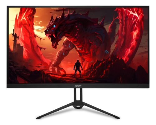 Монитор Acer Nitro KG243YS1bipx, 23.8'' IPS, FHD (1920x1080), ZeroFrame, FreeSync, 180Hz, 1ms, 100M:1, 250 nits, HDR10, 1x HDMI 2.1, 1x DP 1.2, Audio Out, BlueLightShield, Tilt, VESA, Black