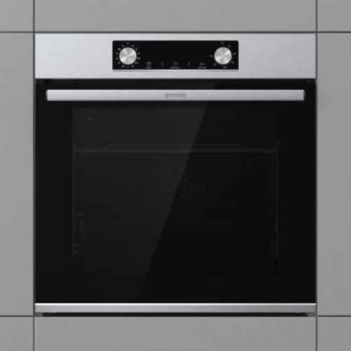 Фурна за вграждане Gorenje BPS6737E14X – 77 литра, пиролиза, AirFry, функция Пица, клас A+