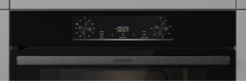 Фурна за вграждане Gorenje BO6735E05B – 77 литра, функция „Пица“, телескопични водачи, клас A