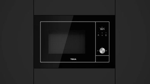 Микровълнова фурна за вграждане TEKA ML 8200 BIS – 20 литра, грил, сензорно управление, черна