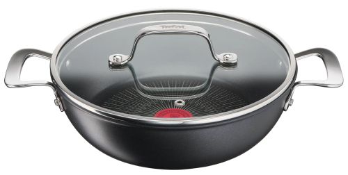 Дълбок тиган Tefal Unlimited G2557172 – 26 см, две дръжки, Titanium Anti-Scratch, Индукция