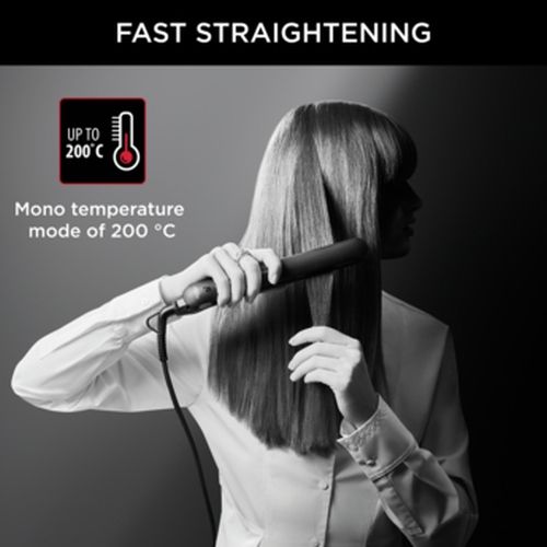 Преса за коса Rowenta SF161LF0 EasyLiss KL – 200°C, керамично-турмалиново покритие, за изправяне и къдрици