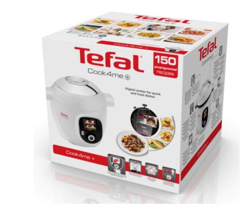 Мултикукър Tefal CY851130 Cook4Me Standard – 1600W, 6 L, +150 BG рецепти
