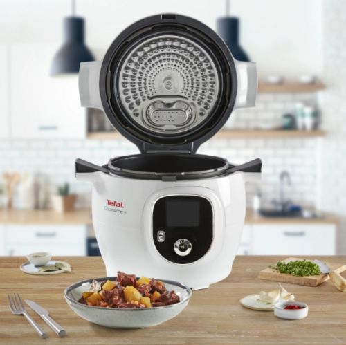Мултикукър Tefal CY851130 Cook4Me Standard – 1600W, 6 L, +150 BG рецепти