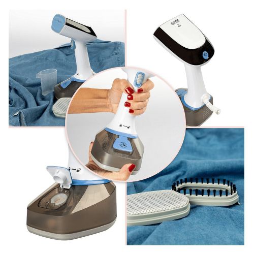 Уред за гладене с пара FIRST FA-5647-2 – парна станция с керамична плоча, вертикално гладене и автоматично изключване