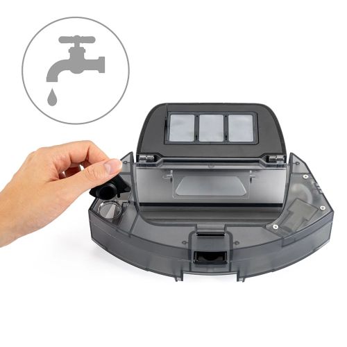 Робот прахосмукачка MUHLER Bobby 2 – 3в1 сухо почистване, моп и прахосмукачка, Wi-Fi, 2700 Pa, HEPA филтър