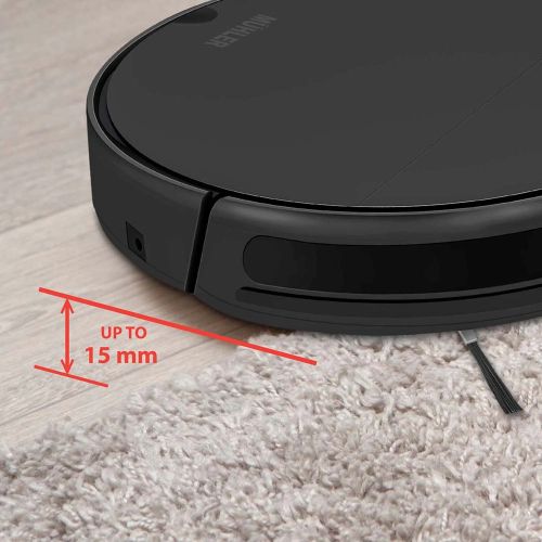 Робот прахосмукачка Muhler Bobby 1 – 2 в 1 сухо и мокро почистване, 1400 Pa всмукване, Wi-Fi управление