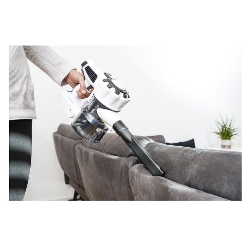 Акумулаторна прахосмукачка 2 в 1 FIRST FA-5541-4 GR – без кабел, 22.2 V Li-ion, LED четка, циклонна филтрация