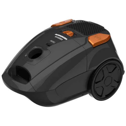 Прахосмукачка Heinner HVC-MGRY1400-V2 с торба – 700 W, 3 L, HEPA 12 филтър, телескопична метална тръба