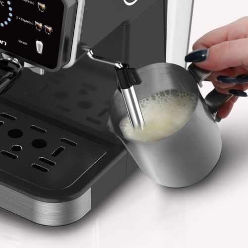 Кафемашина Rohnson R-98015 – 1350 W, 20 bar налягане, 1.5 L резервоар за вода, NTC & PID контрол