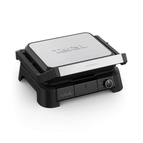 Контактен грил Tefal SuperGrill 3in1 – електрическа скара 3 в 1 с BBQ и фурна, 2000 W, регулируем термостат
