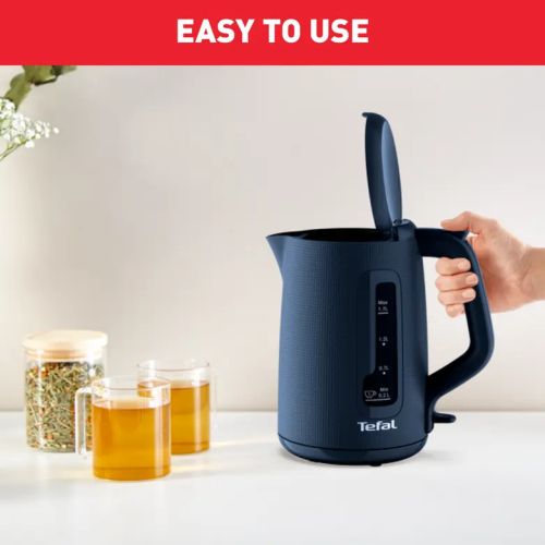 Електрическа кана Tefal Morning Kettle 1.7 L – мощност 2400 W, анти-варовиков филтър, 360° основа
