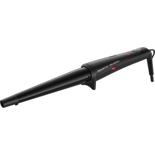 Маша за коса Rowenta x KARL LAGERFELD CF324LF0 – конусовидна конична маша за къдрене, регулируема 120-200 °C, Keratin & Glow покритие