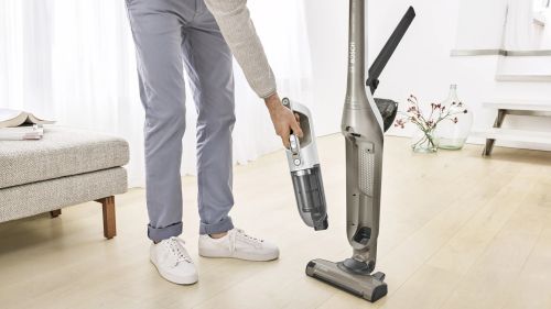 Прахосмукачка Bosch Flexxo Gen2 BBH3ALL23 – безжична 2 в 1 stick прахосмукачка, 21.6 V, до 50 мин работа, циклонна, 0.4 L
