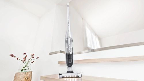 Прахосмукачка Bosch BBH3ALL28, Cordless Handstick Vacuum cleaner 2 in 1 Flexxo Gen2 28Vmax, Serie 4, built-in accessories, White