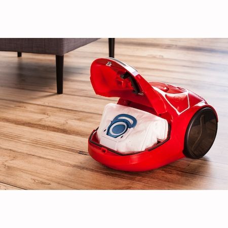 Прахосмукачка Rowenta RO3953EA, Compact Power parquet ACAA, 75db, H+ bag, SPA upgrade suction head, TTM + XL with brush, parquet + crevice tool 2 in 1 + upholstery nozzle, color red