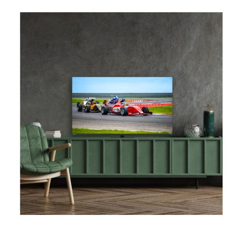 Телевизор Thomson Smart QLED Pro TV 55"; Google TV; 3840 x 2160 (4K UHD), DLED, 144 Hz, DVB-T/T2/C/S/S2, HDR10, Wi-Fi, Bluetooth, LAN, HDMI 4 (2.1), USB 2 (2.0) + 1 (3.0), Central Swivel Stand, Black