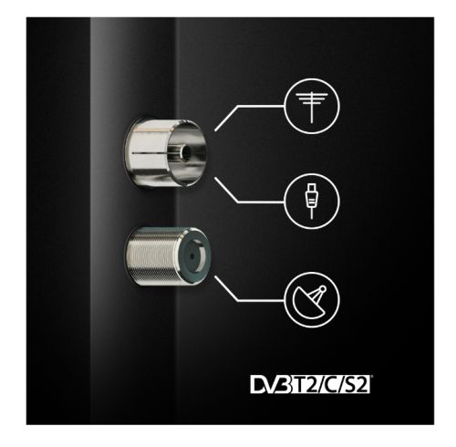 Телевизор Thomson Smart QLED Pro TV 55"; Google TV; 3840 x 2160 (4K UHD), DLED, 144 Hz, DVB-T/T2/C/S/S2, HDR10, Wi-Fi, Bluetooth, LAN, HDMI 4 (2.1), USB 2 (2.0) + 1 (3.0), Central Swivel Stand, Black