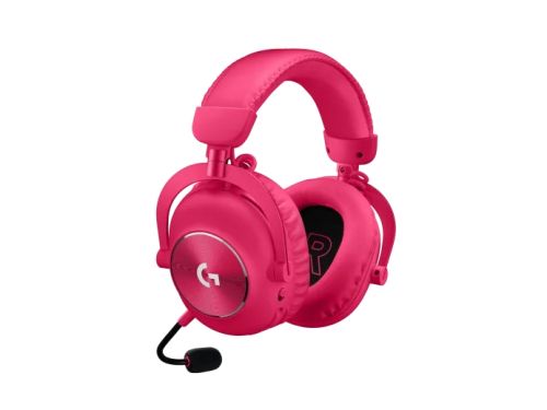 Слушалки Logitech Headset - PRO X 2 LIGHTSPEED Wireless Gaming Headset - MAGENTA - 2.4GHZ - N/A - EMEA28-935